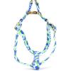 image:imageAngie and Allie Organic Cotton Personalized Step in Dog HarnessCustom Dog Halter VestsAdjustable No Pull Canine Halter Harness for Small Medium Large DogsBlueberry